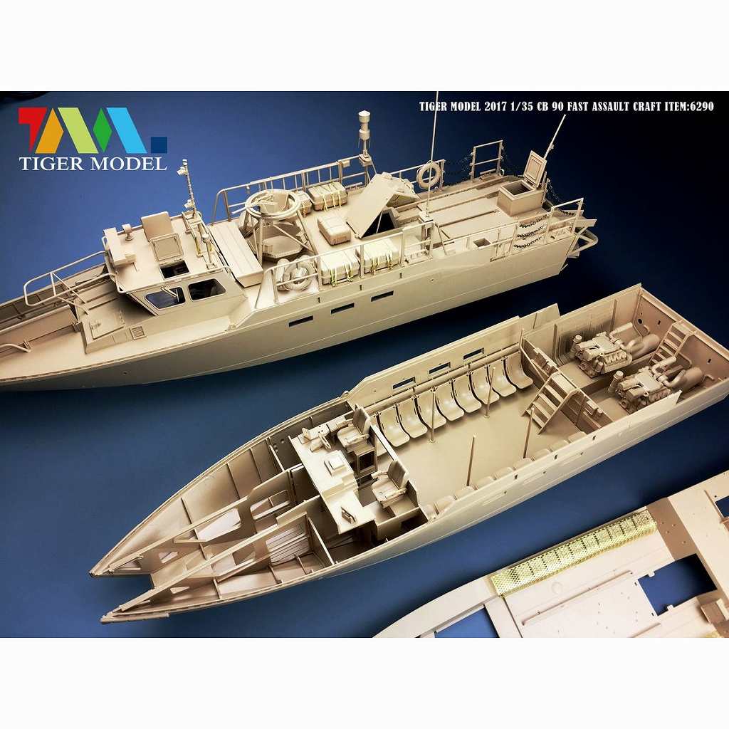 Amazon | タイガーモデル 1/35 スウェーデン軍 CB-90 高速攻撃艇
