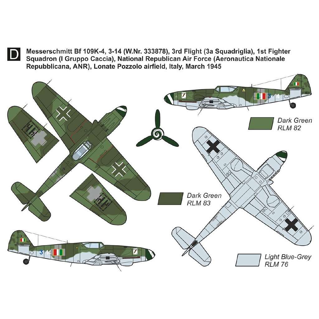 MKM14474N 1/144 Bf109K-4 ���������ե�륹�Ȏ�(2���å���)