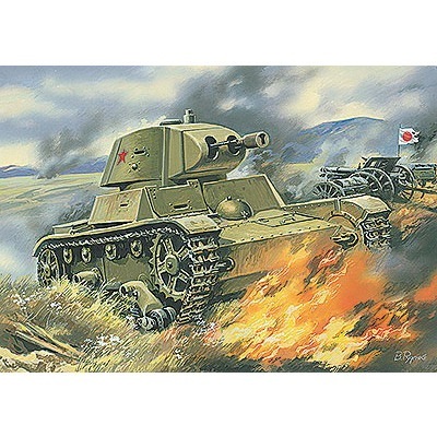 ドラゴンモデルズ　ソビエト赤軍第133戦車旅団　走行車両乗員ブカエフ 220 OT-133 火炎放射戦車 | ユニモデル UM | AFV,第二次大戦のAFV