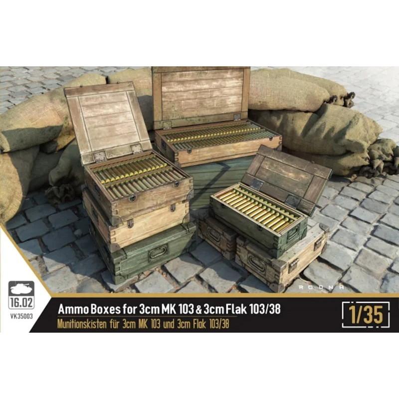 VK35003 WWII ドイツ 3cm MK103 & 3cm Flak103/38用弾薬箱 | 16.02