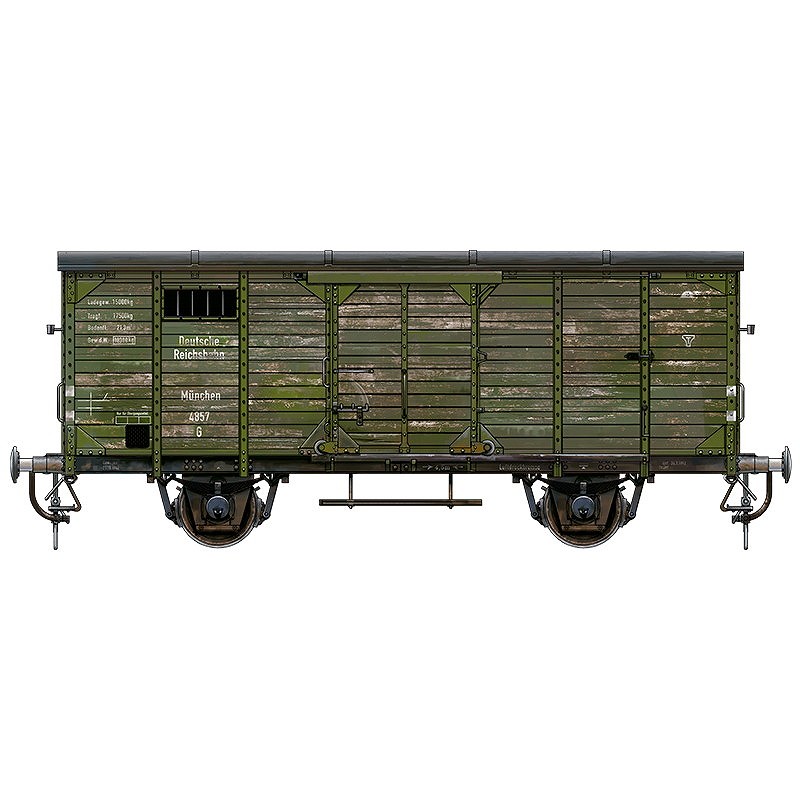 AK35502 1/35 ドイツ 天蓋付き貨車G10 | AKインタラクティブ AK