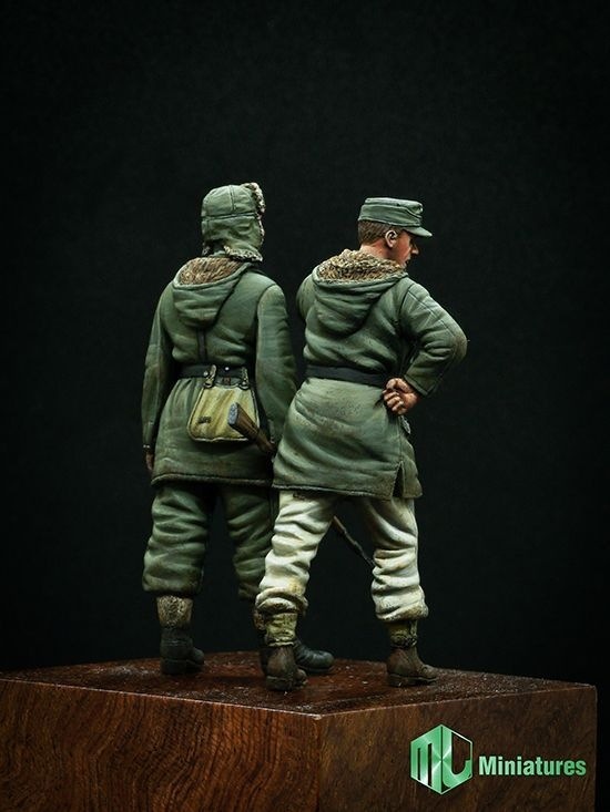 MJ35009 WWII 独 武装親衛隊擲弾兵セット(2体セット)冬季防寒服 | MJ