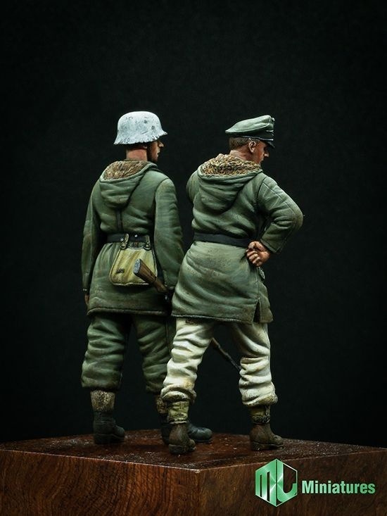MJ35009 WWII 独 武装親衛隊擲弾兵セット(2体セット)冬季防寒服 | MJ