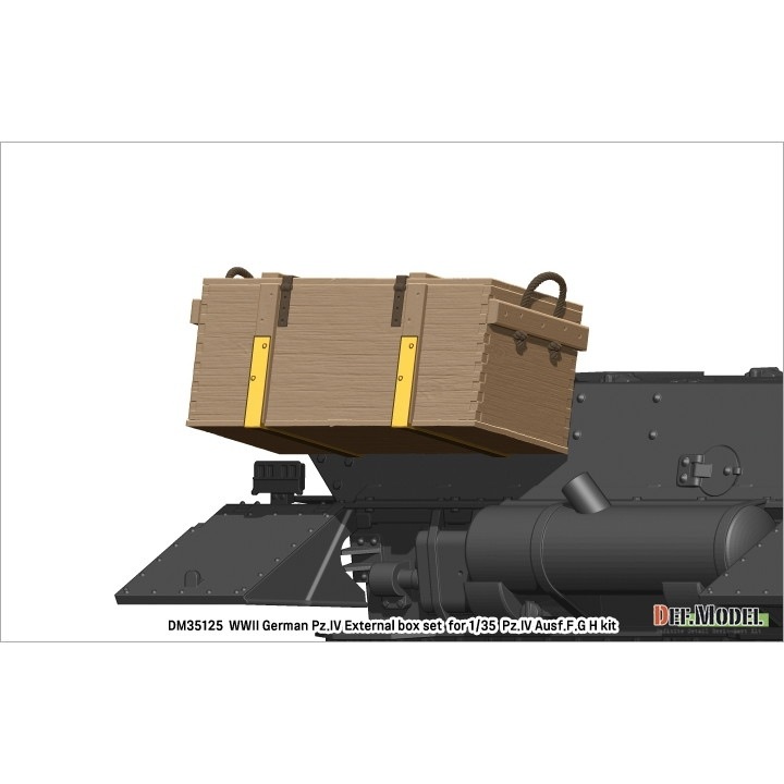 DM35125 1/35 WWII ドイツ IV号戦車用外付木製弾薬箱セット(IV号 DM35125 1/35 WWII ドイツ IV号戦車用外付木製弾薬箱セット(IV号