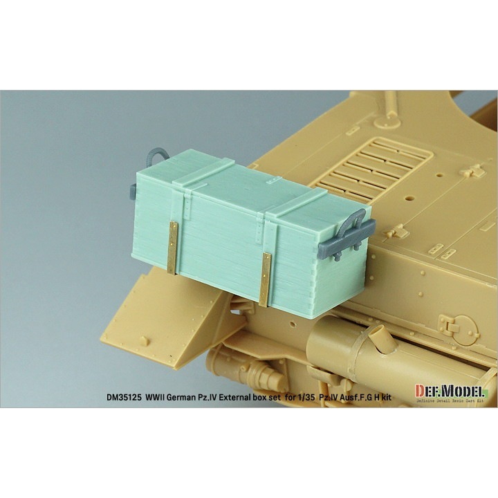 DM35125 1/35 WWII ドイツ IV号戦車用外付木製弾薬箱セット(IV号戦車G