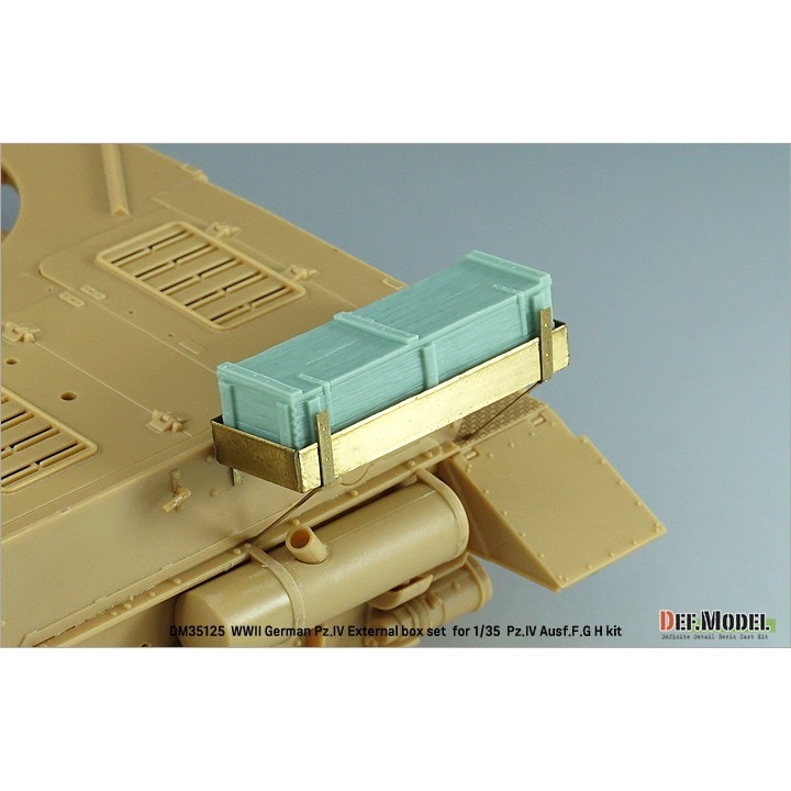 DM35125 1/35 WWII ドイツ IV号戦車用外付木製弾薬箱セット(IV号戦車G