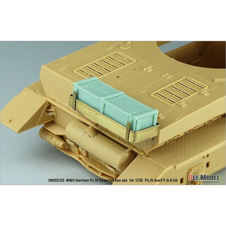 DM35125 1/35 WWII ドイツ IV号戦車用外付木製弾薬箱セット(IV号戦車G