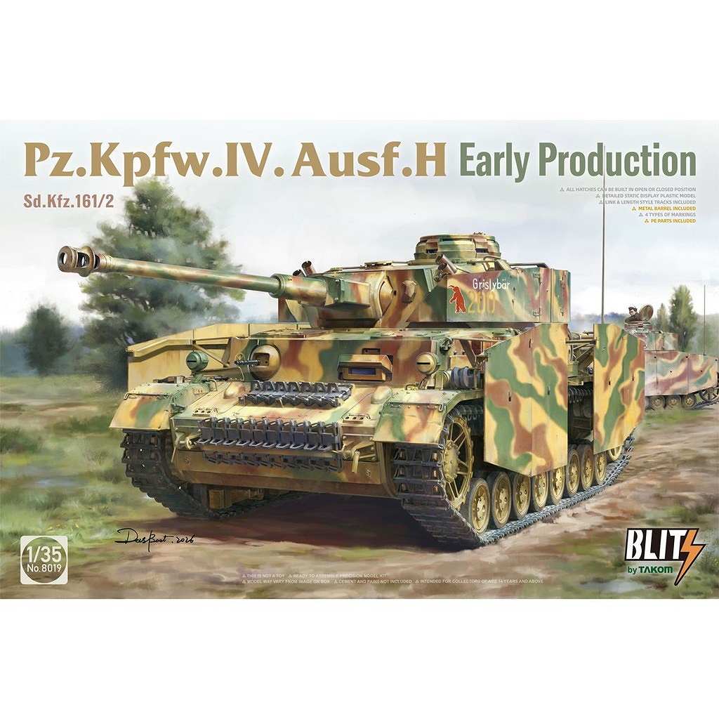 ��ͽ��������8019 1/35 "�֥�å�" Sd.kfz.161/2 IV�����H�� ������