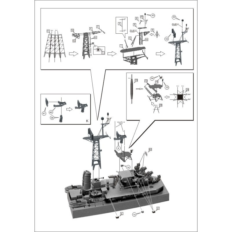 7059 ミサイル巡洋艦 CLG-3 ガルヴェストン Galveston 1968