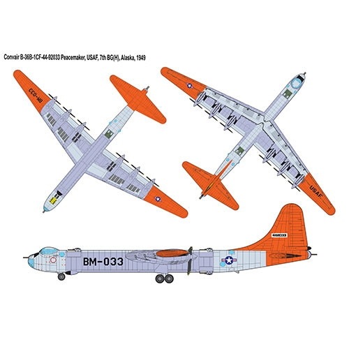 347 米 コンベア B-36B ピースメーカー 戦略爆撃機 | ローデン
