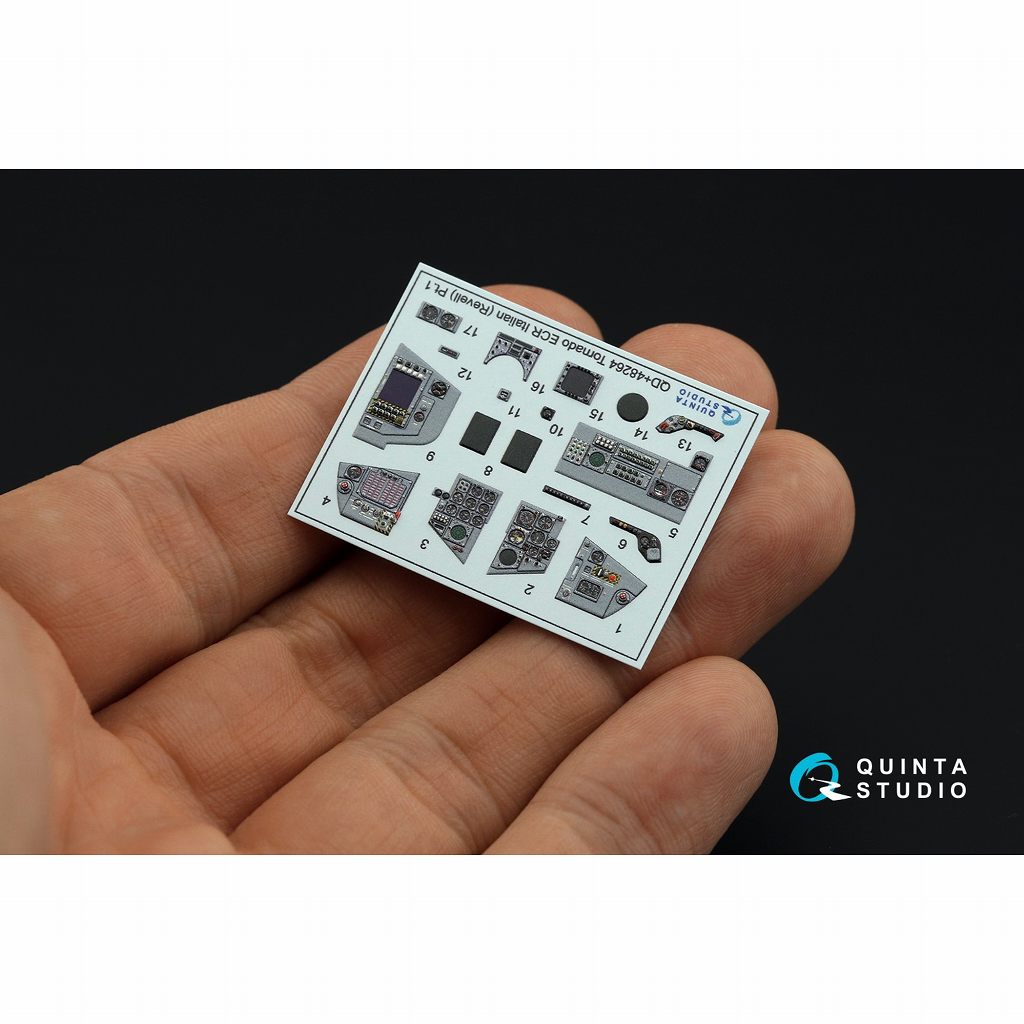 QD+48264 1/48 トーネード IDS イタリア 内装カラー3Dデカール