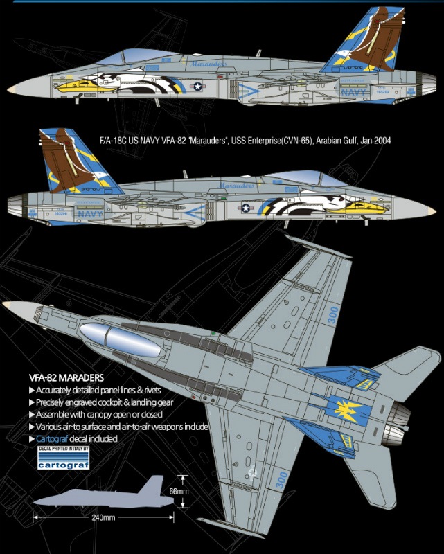 12534 F/A-18C �ۡ��ͥå� VFA-82 �ޥ���������