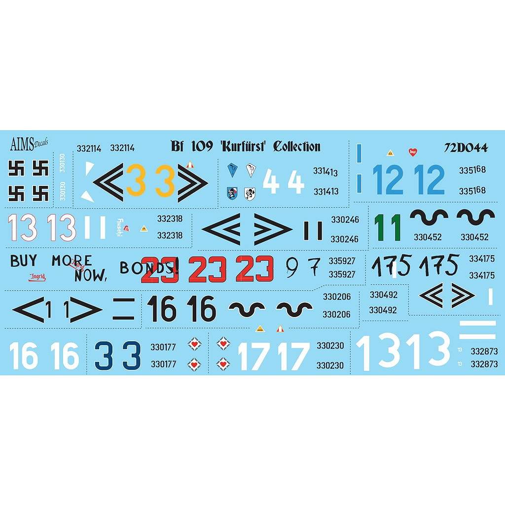 72D044 メッサーシュミット Bf109K-4 コレクション | エイムス AIMS