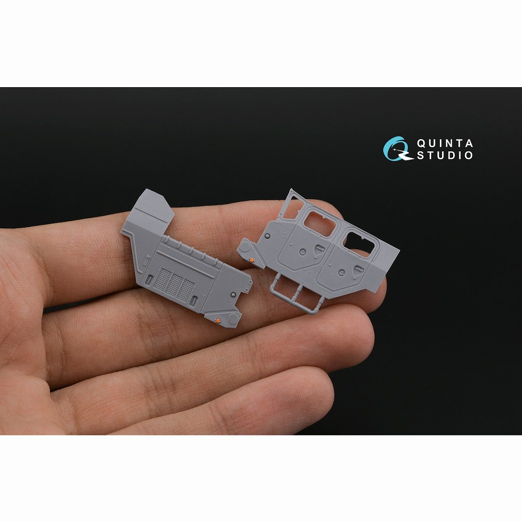 QD72129 1/72 ロシア BM-30 スメルチ 多連装ロケット砲 内装カラー3D