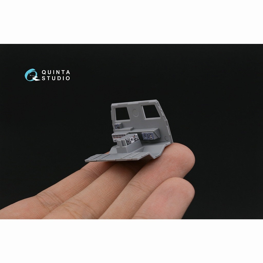 QD72129 1/72 ロシア BM-30 スメルチ 多連装ロケット砲 内装カラー3D