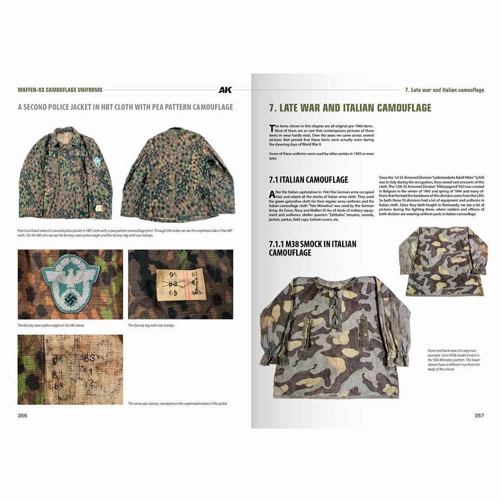 AK130008 Waffen-SS 武装親衛隊の迷彩服 | AKインタラクティブ