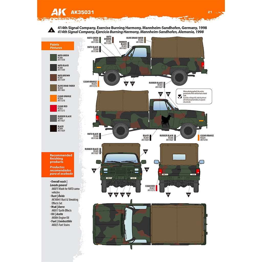 AK35031 1/35 M1008 ���ѥȥ�å����դ�