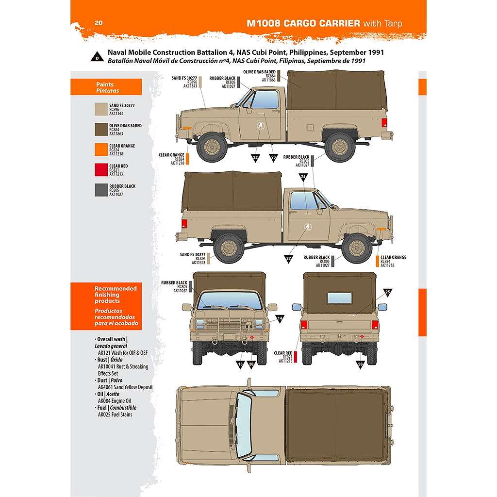 AK35031 1/35 M1008 ���ѥȥ�å����դ�