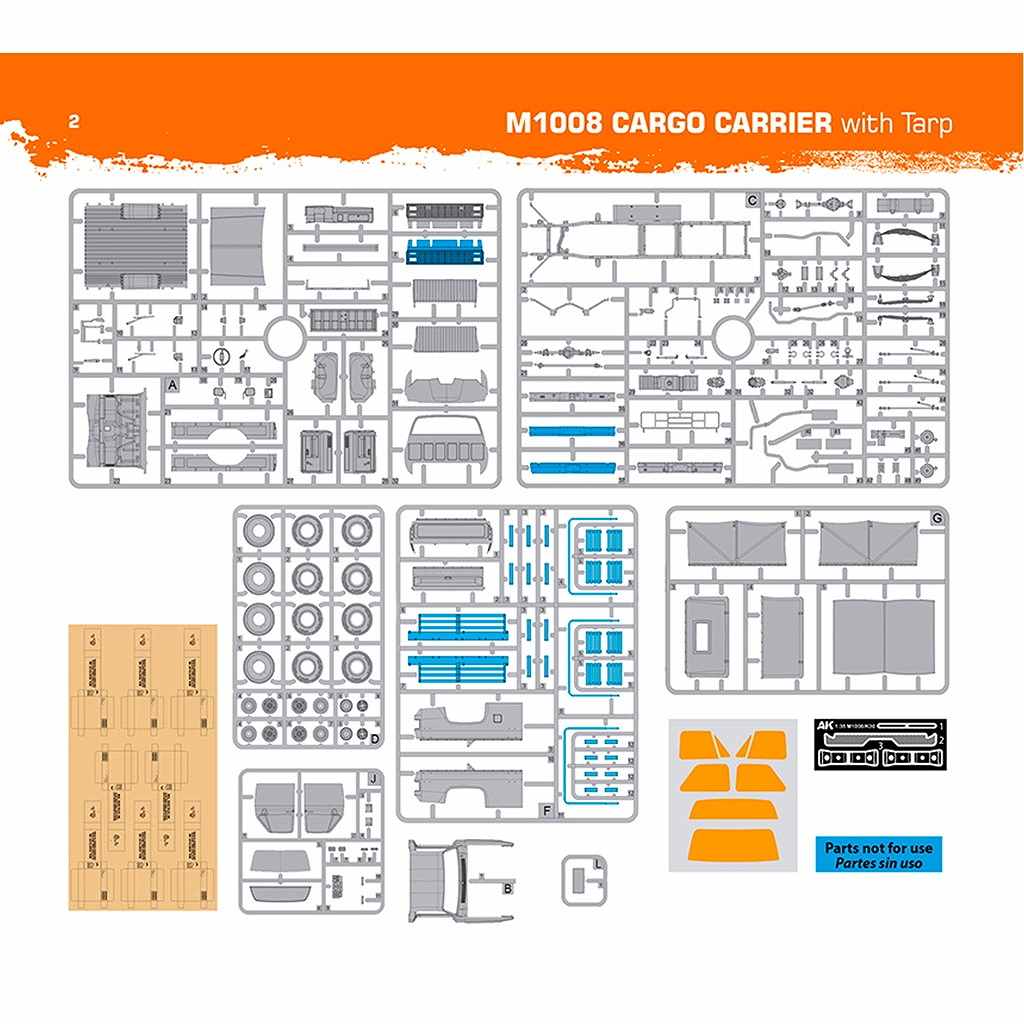 AK35031 1/35 M1008 ���ѥȥ�å����դ�