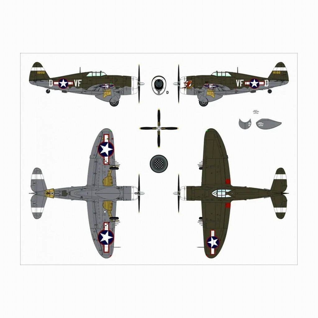 DW48054 1/48 P-47C サンダーボルトw/フェリータンク | ドラ DW48054 1/48 P-47C サンダーボルトw/フェリータンク | ドラ