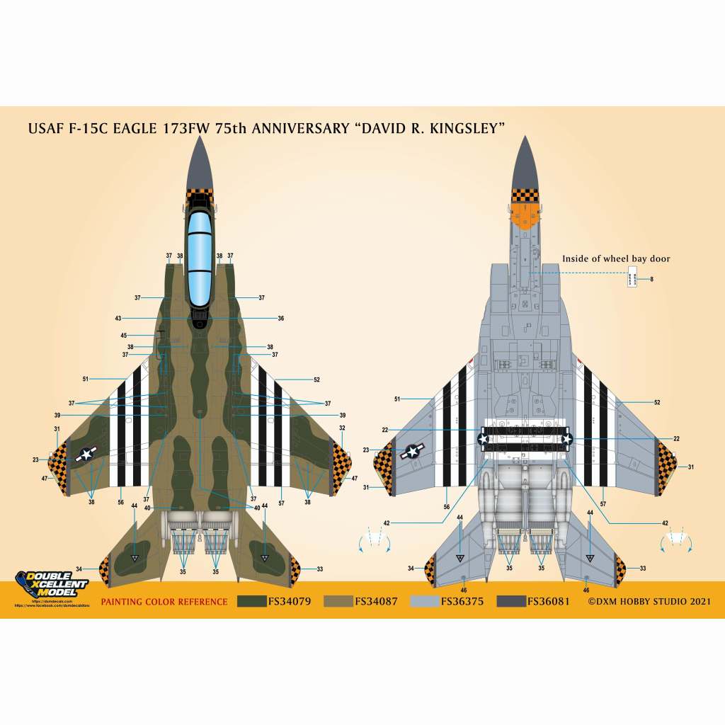11-4248 ����ꥫ���� F-15C �������� 173FW 75��ǯ �ǥ����åɡ�R�����󥰥��졼