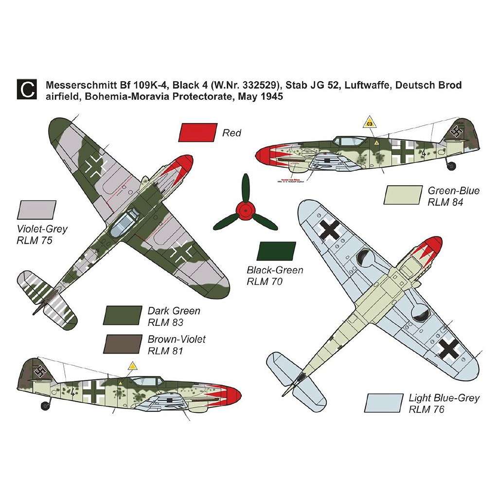 MKM144197 1/144 メッサーシュミット Bf109K-4 ｢コンラッド｣ | マーク