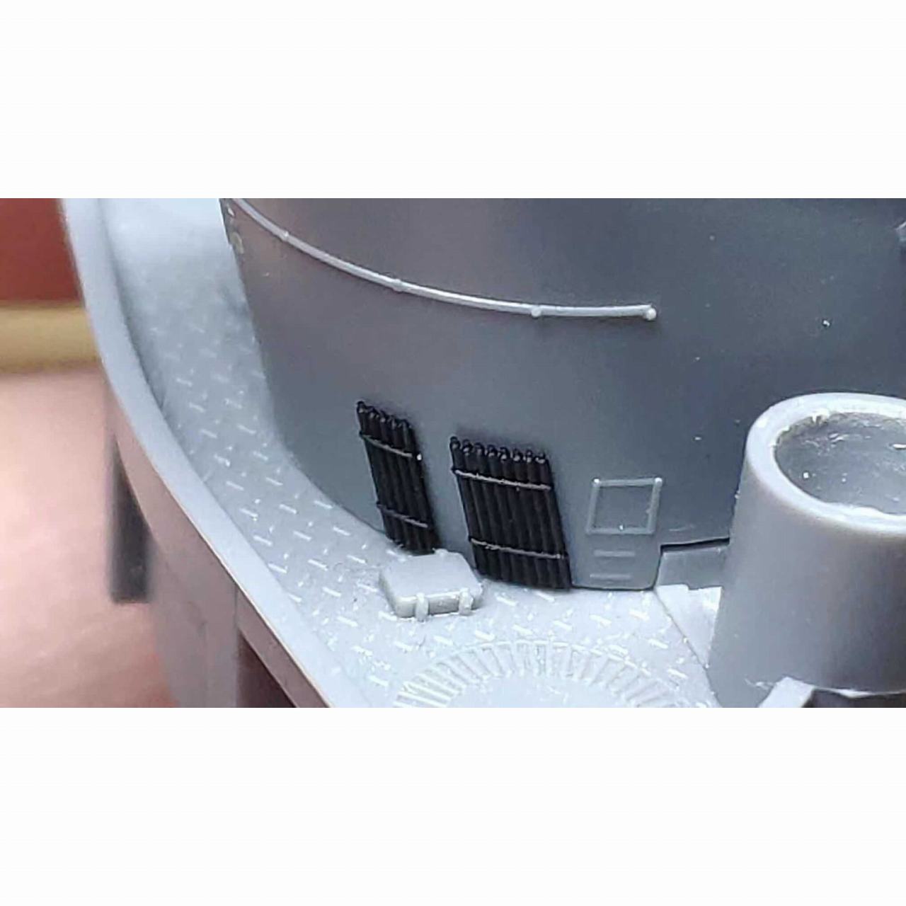 IJN35105 日本海軍 戦艦 大和用 煙突 (一体成型)【ネコポス規格外