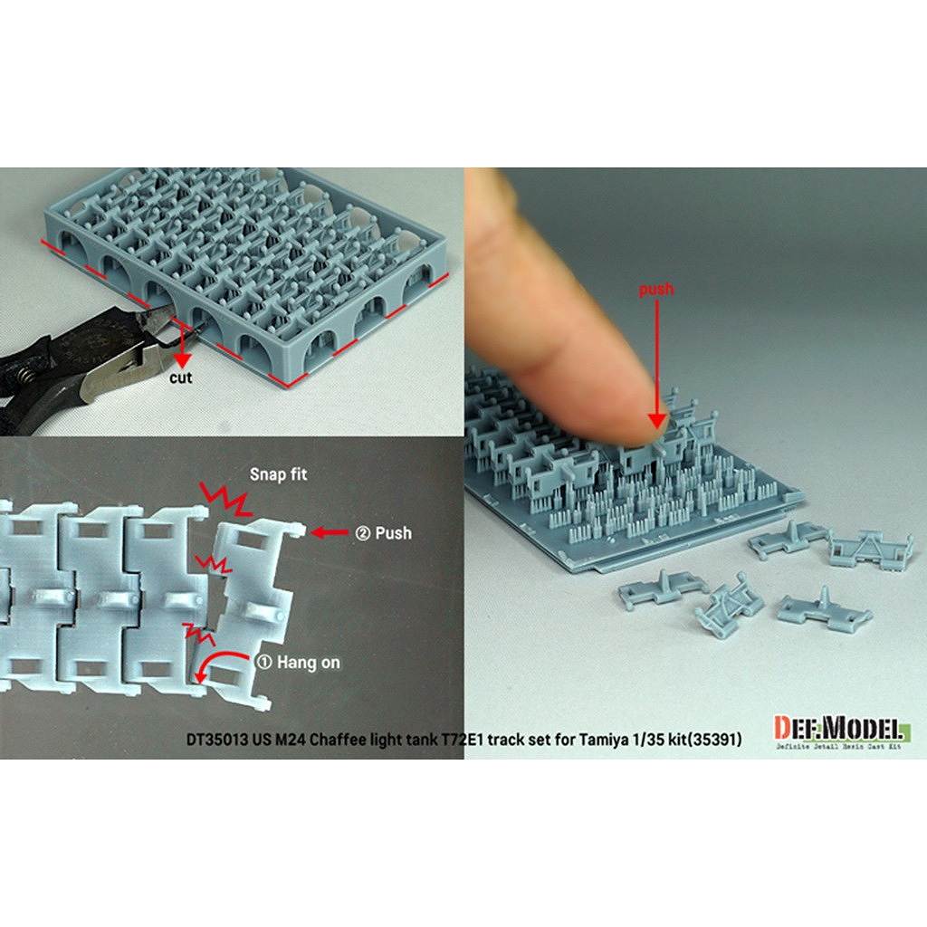 �ڿ����ʡ�DT35013 1/35 ����ꥫ M24 ���㡼�ե��� T72E1 ��ư���ӥ��å�