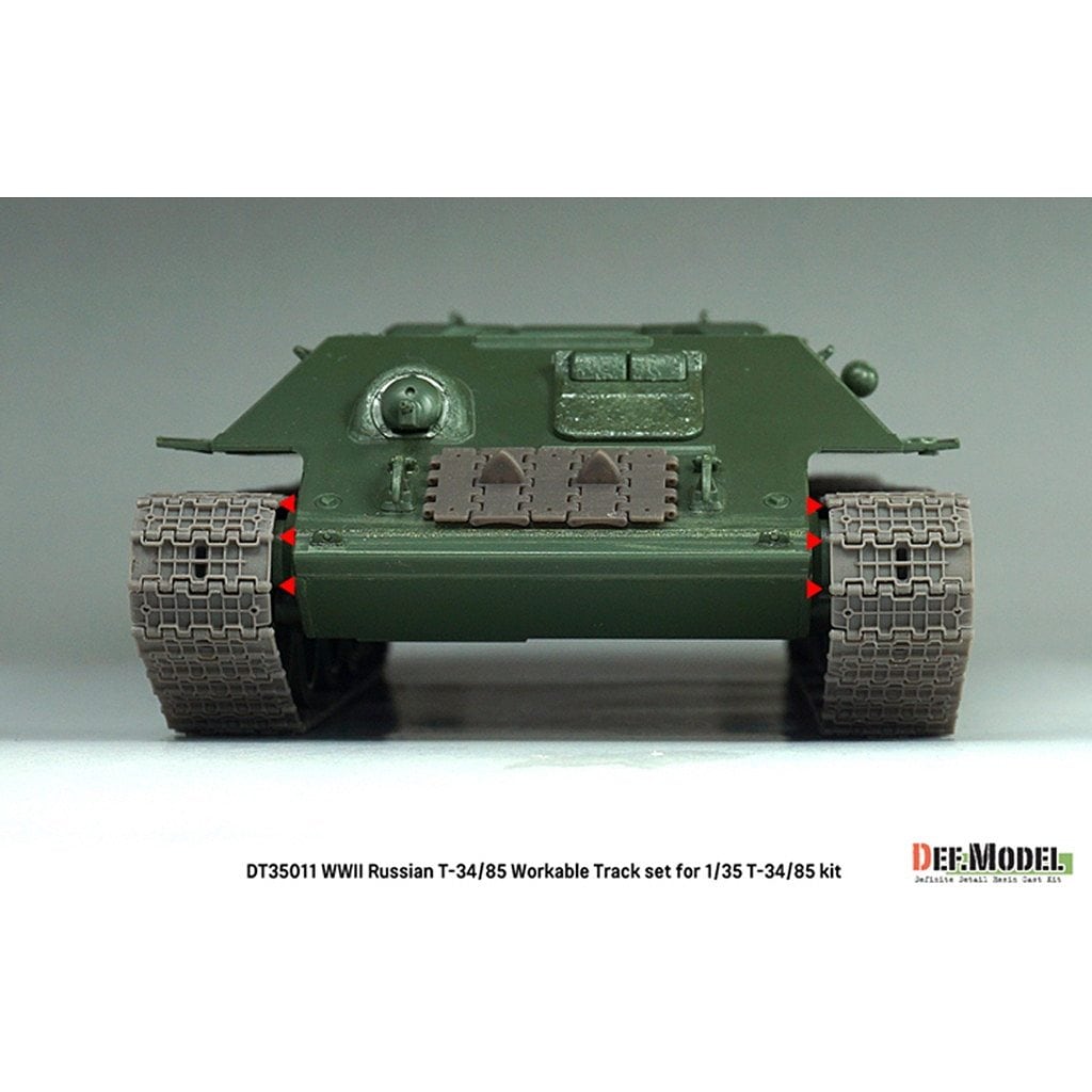 DT35011 1/35 WWII ソビエト T-34/85 可動履帯セット | DEFモデル DEF