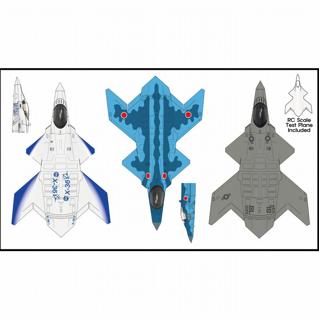 TF-A07 1/144  ꥫ NASA X-36 ̵͵ư浡