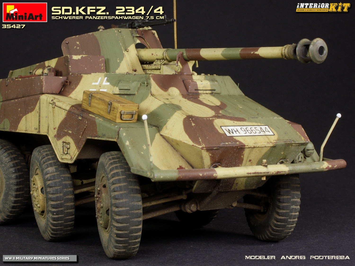 35427 1/35 Sd.Kfz.234/4 7.5cm重装甲車 インテリアキット | ミニ