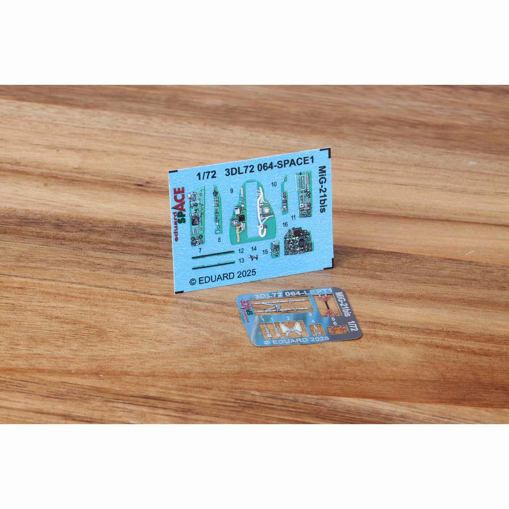 3DL72064 1/72 �ߥ� MiG-21bis �ե��å���٥å� ���ڡ�������3D�ǥ����� w/���å��󥰥ѡ��ĥ��å� (���ǥ奢�����)