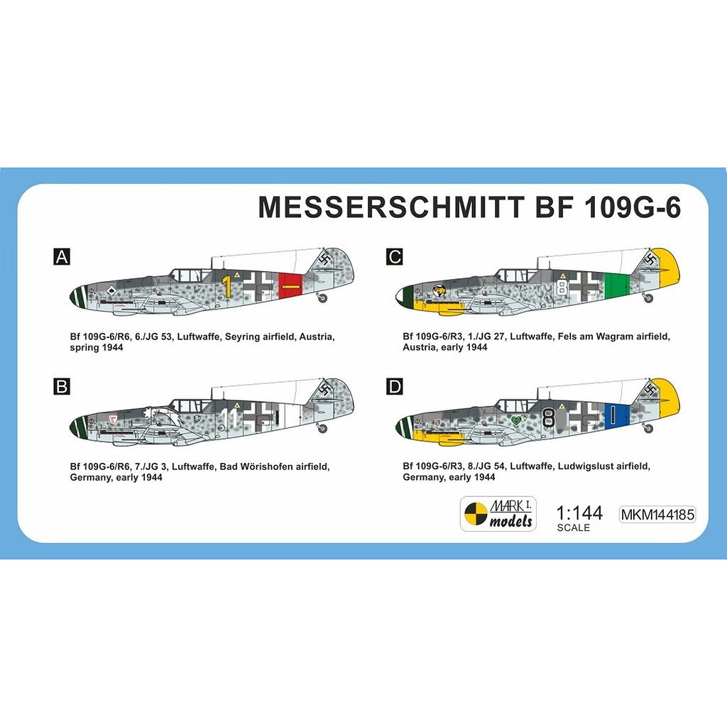 MKM144185 1/144 Bf109G-6 �������ɱҎ�(2���å���)