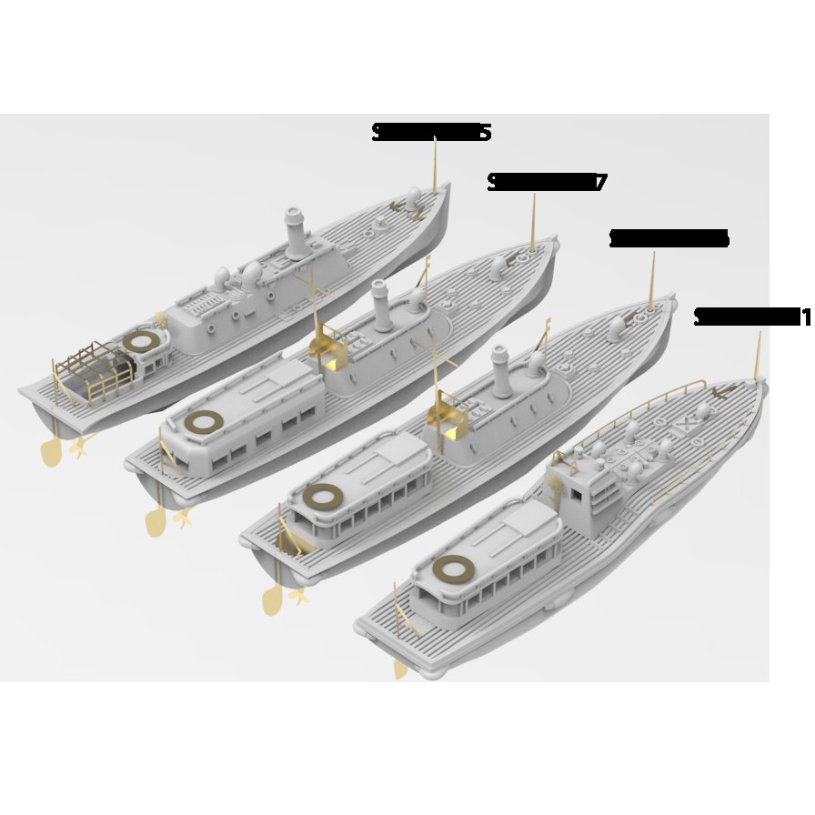 SO700157 日本海軍 17m内火艇 Ver.2 Motor | シェルフオディティ Shelf