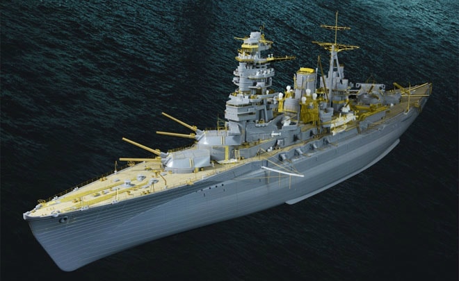 380003 戦艦 長門用 スーパーアップグレード ゴールドメダルバージョン  