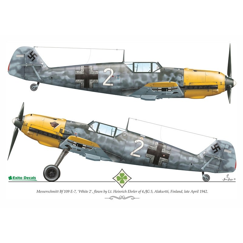 32010 メッサーシュミット Bf109 東部戦線エース | エクシートデカール