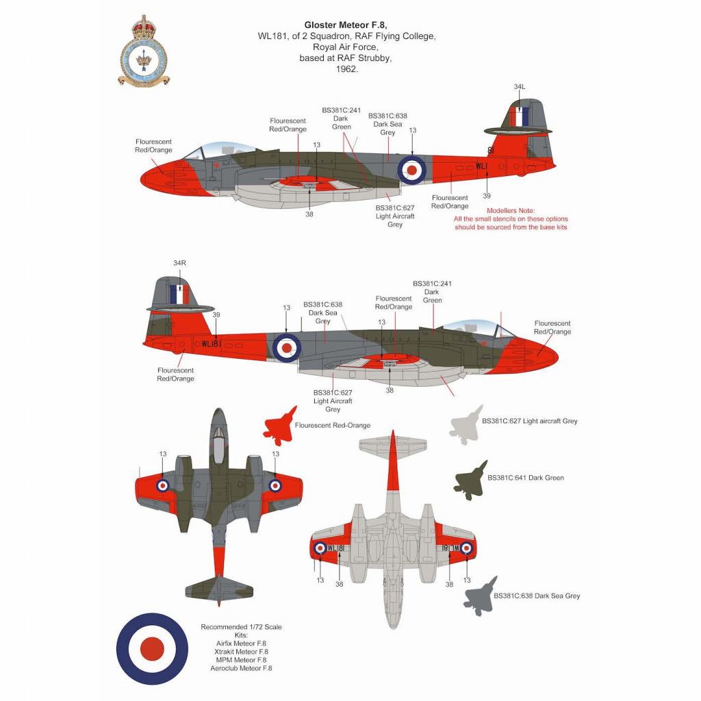 AIR72-014 イギリス空軍の練習機 Pt.1 1960年代 | エアグラフィックス