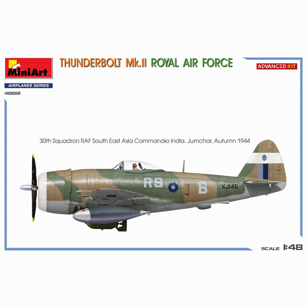 48012 1/48 サンダーボルト Mk.II イギリス空軍 アドバンスドキット