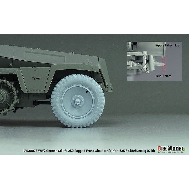 DW30076 1/35 WWII �ɥ��� Sd.Kfz.250 �����ѷ������䥻�å� 1 (�Ƽ�Sd.Kfz.250���ǥޡ��� D7��)