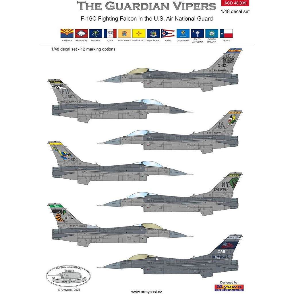 ACD48039 1/48 F-16C �ե����ƥ��󥰥ե��륳�� ����ꥫ������