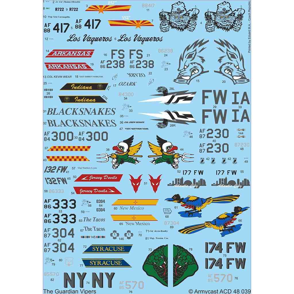 ACD48039 1/48 F-16C �ե����ƥ��󥰥ե��륳�� ����ꥫ������