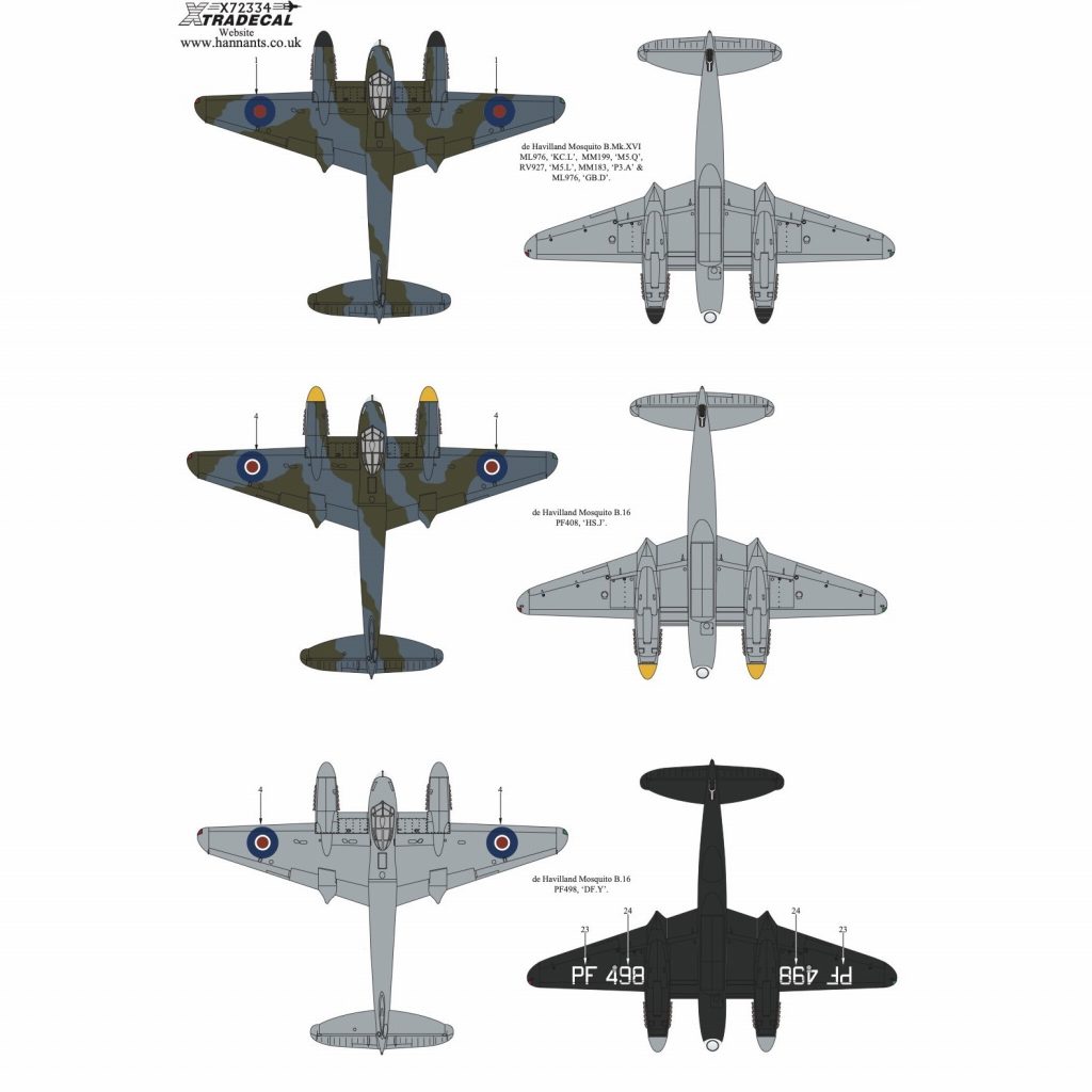 X72334 デ・ハビランド モスキート B.Mk.XVI | エクストラ