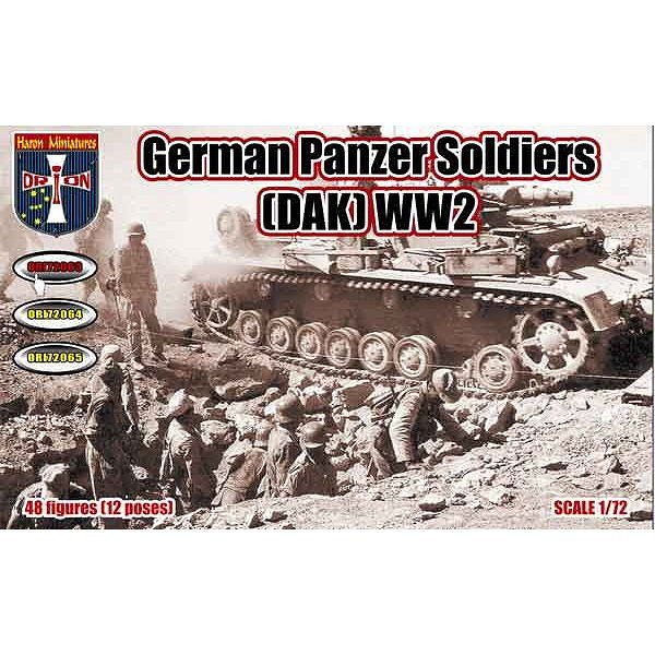ORI72063 WWII ドイツ アフリカ軍団戦車兵(48体・12ポーズ) | オリオン
