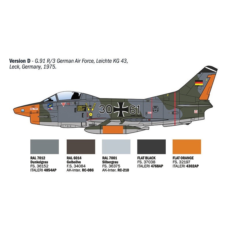 92645 1/48 G.91 R1/R3 ジーナ | イタレリ ITALERI | 飛行機,大