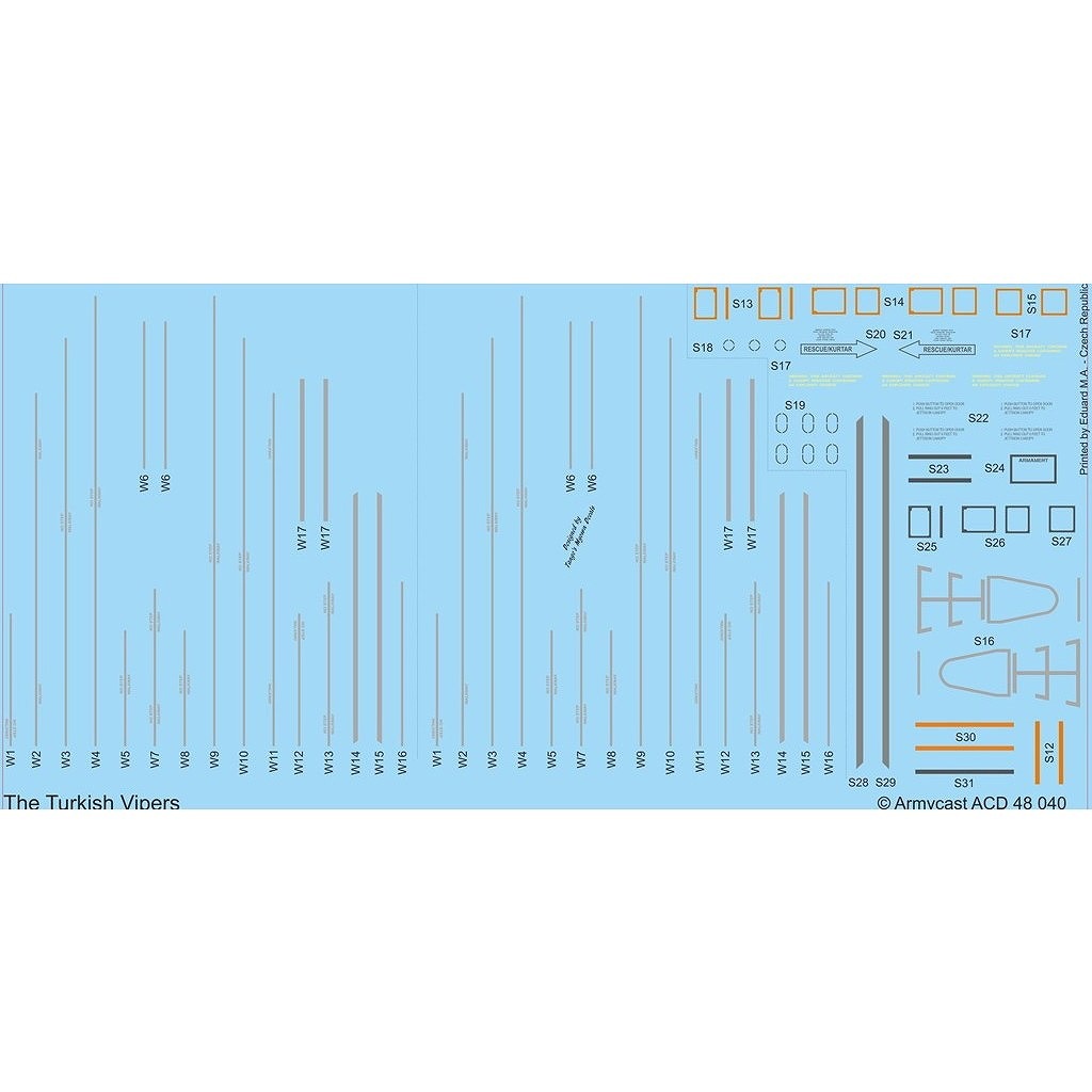 ACD48040 1/48 F-16C/D �ե����ƥ��󥰥ե��륳�� �ȥ륳����