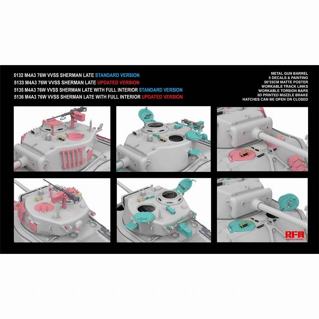 5132 1/35 M4A3 ���㡼�ޥ� 76W VVSS����� �̾���