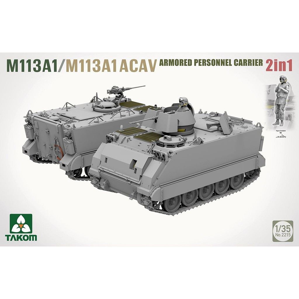 ��ͽ��������2215 1/35 M113A1/M113A1 ACAV ����ʼ��͢����/���õ�ʼ��Ʈ�� 2in1