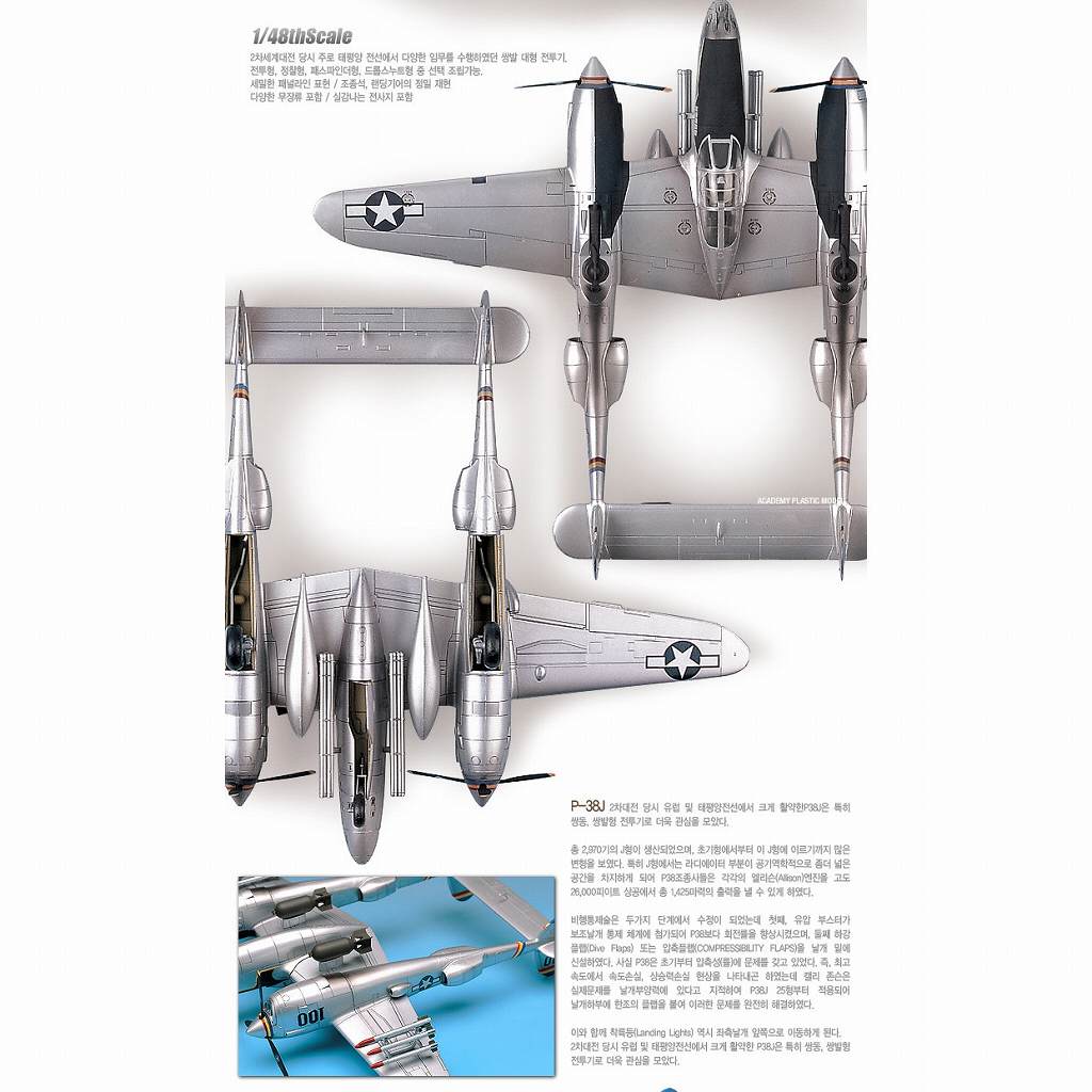 12282 P-38 ライトニング ”コンビネーション・バージョン