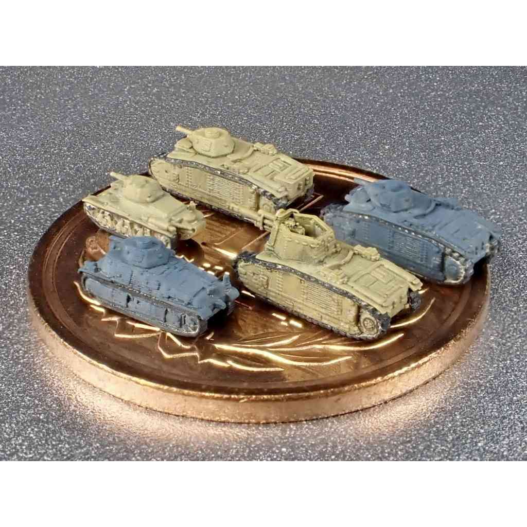 ドイツ軍＊ゼーレンツ＊クロスカントリーガラス杯（実物） G34 ドイツ軍 鹵獲車両F1セット B-2 740(f), B-2(f), leFH18-3