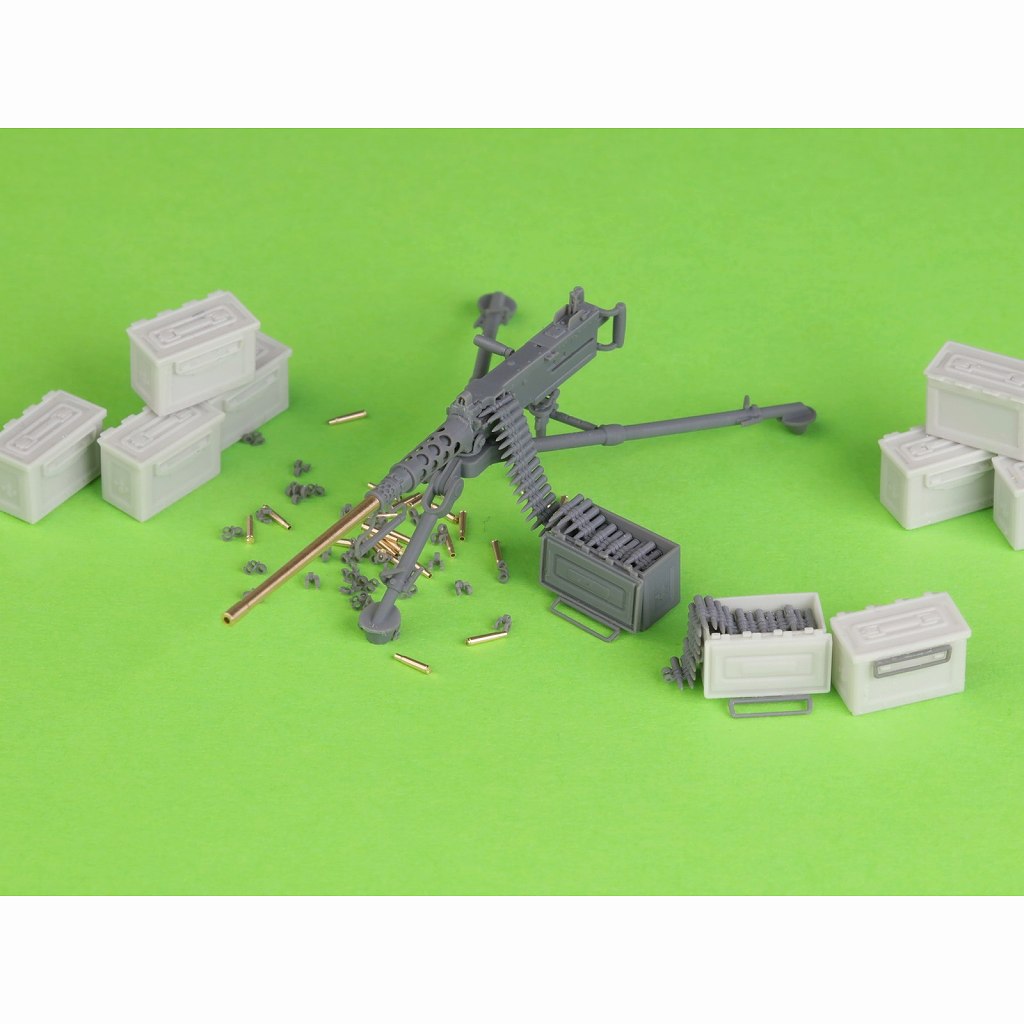 GM35-064 1/35 WWII ブローニング M2HB .50cal 12.7mm機関銃 M3三脚